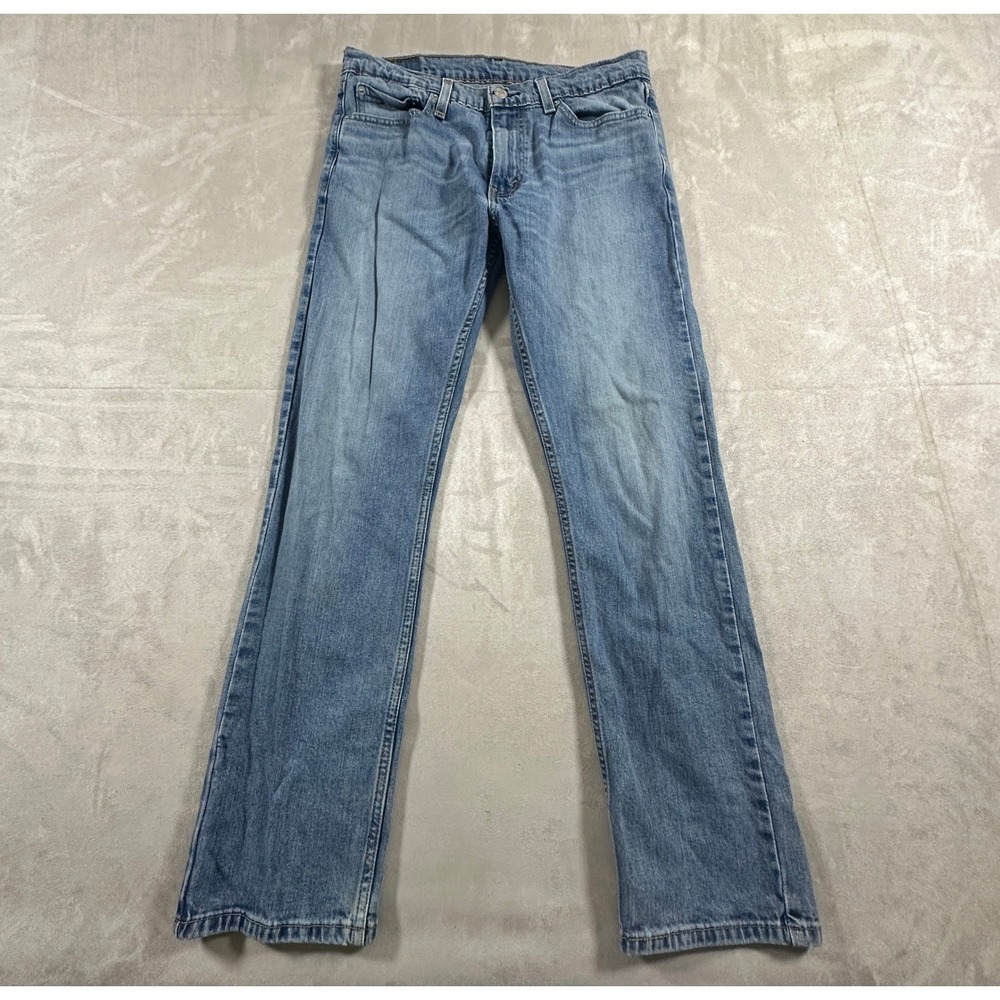 Levi's 513 Slim Straight Jeans Mens Denim Pants 31x30 Blue